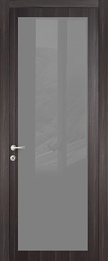 Межкомнатная дверь Spazio SV (серая), ламинат