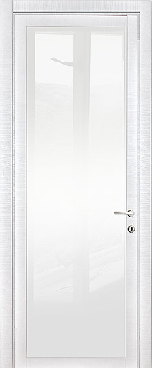 Межкомнатная дверь Spazio SV (белая), ламинат