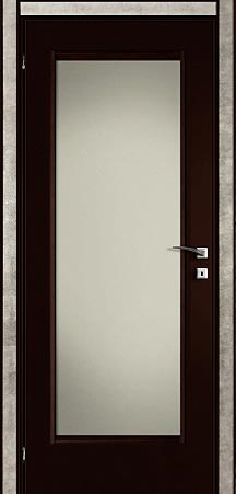 Межкомнатная дверь Idea SV шпон  венге фабрики Lanfranco (Италия)