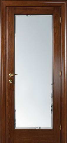 Межкомнатная шпонированная дверь Leonardo SV (орех антик) фабрики Lanfranco (Италия)